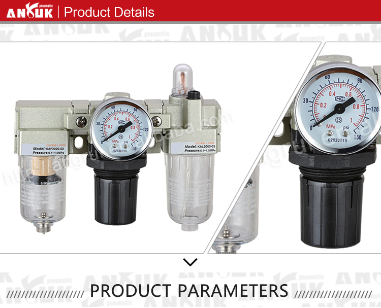 AC2000-02 SMC Standard-Luftfilter, pneumatische Komponenten, Gasquellenprozessor 